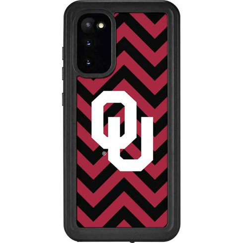University of Oklahoma Sooners Chevron Galaxy S20 Waterproof Case