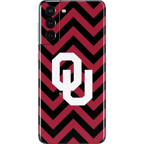 University of Oklahoma Sooners Chevron Galaxy S21 5G Skin