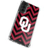University of Oklahoma Sooners Chevron Galaxy S21 Plus 5G Clear Case
