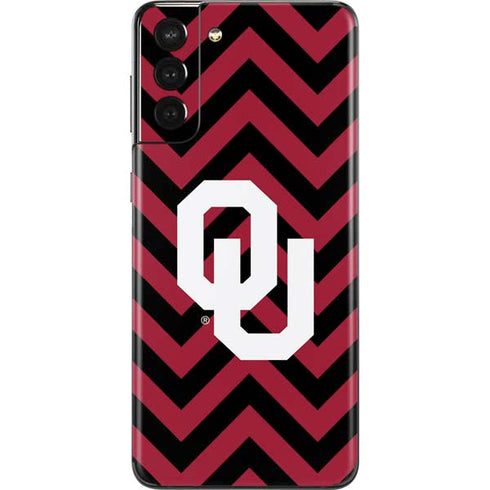 University of Oklahoma Sooners Chevron Galaxy S21 Plus 5G Skin