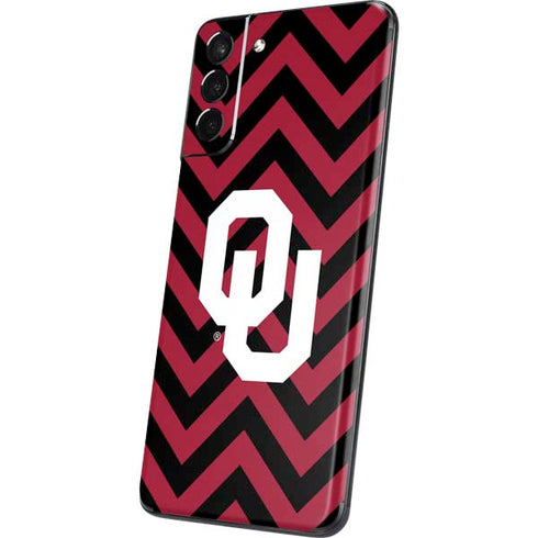 University of Oklahoma Sooners Chevron Galaxy S21 Plus 5G Skin