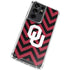 University of Oklahoma Sooners Chevron Galaxy S21 Ultra 5G Clear Case