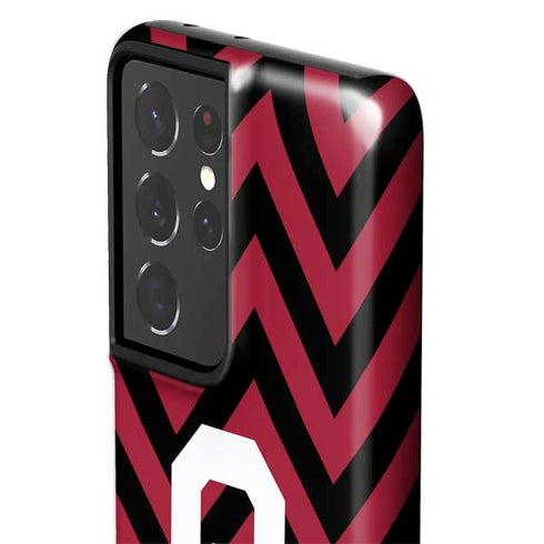 University of Oklahoma Sooners Chevron Galaxy S21 Ultra 5G Pro Case