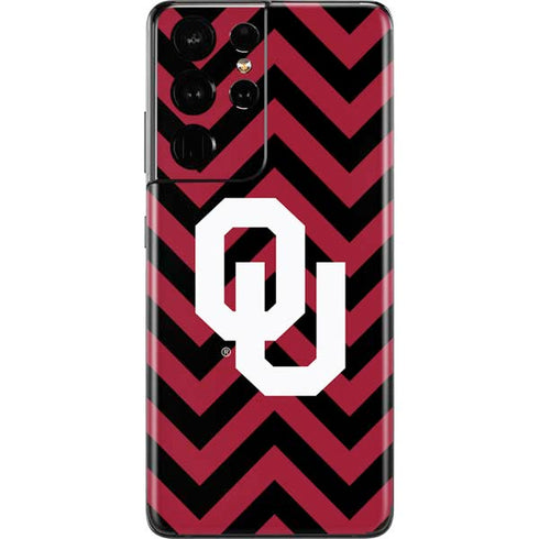 University of Oklahoma Sooners Chevron Galaxy S21 Ultra 5G Skin