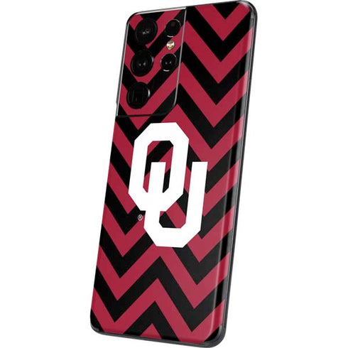 University of Oklahoma Sooners Chevron Galaxy S21 Ultra 5G Skin