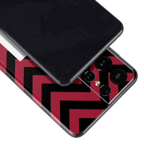 University of Oklahoma Sooners Chevron Galaxy S21 Ultra 5G Skin