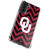 University of Oklahoma Sooners Chevron Galaxy S22 Plus Clear Case