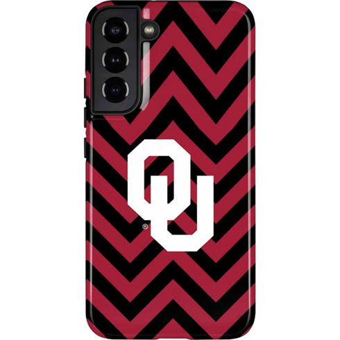 University of Oklahoma Sooners Chevron Galaxy S22 Plus Pro Case