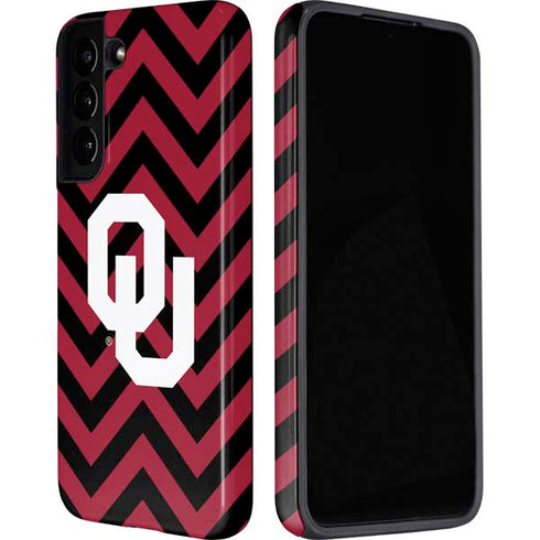University of Oklahoma Sooners Chevron Galaxy S22 Plus Pro Case