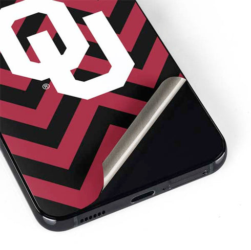 University of Oklahoma Sooners Chevron Galaxy S22 Plus Skin