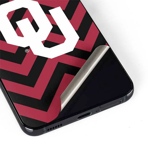 University of Oklahoma Sooners Chevron Galaxy S22 Skin