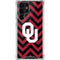 University of Oklahoma Sooners Chevron Galaxy S22 Ultra Clear Case