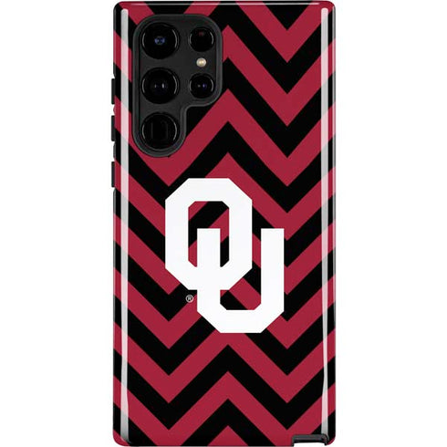 University of Oklahoma Sooners Chevron Galaxy S22 Ultra Pro Case