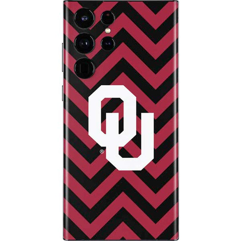 University of Oklahoma Sooners Chevron Galaxy S22 Ultra Skin