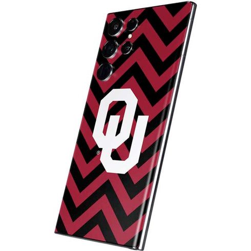 University of Oklahoma Sooners Chevron Galaxy S22 Ultra Skin