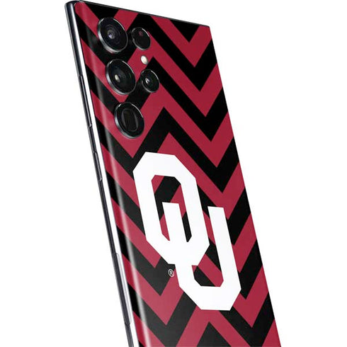 University of Oklahoma Sooners Chevron Galaxy S22 Ultra Skin