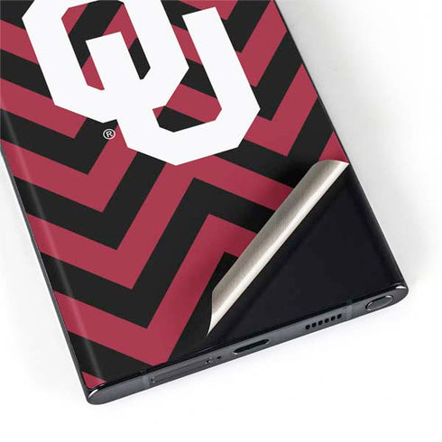 University of Oklahoma Sooners Chevron Galaxy S22 Ultra Skin