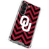 University of Oklahoma Sooners Chevron Galaxy S23 Clear Case