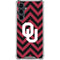 University of Oklahoma Sooners Chevron Galaxy S23 FE Clear Case