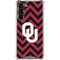University of Oklahoma Sooners Chevron Galaxy S23 Plus Clear Case