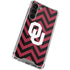 University of Oklahoma Sooners Chevron Galaxy S23 Plus Clear Case