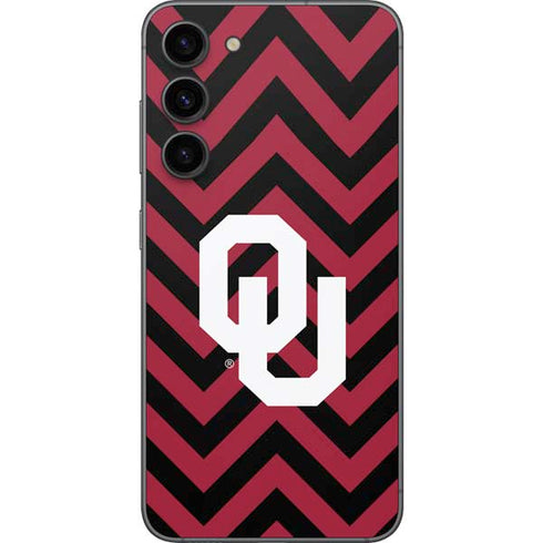 University of Oklahoma Sooners Chevron Galaxy S23 Plus Skin