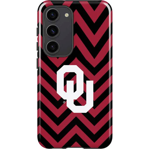 University of Oklahoma Sooners Chevron Galaxy S23 Pro Case