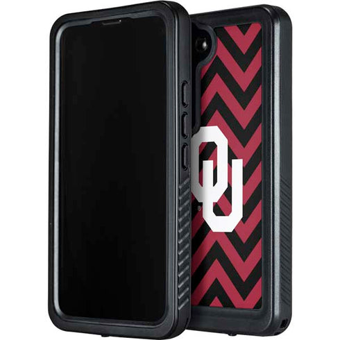 University of Oklahoma Sooners Chevron Galaxy S23 Waterproof Case