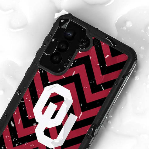 University of Oklahoma Sooners Chevron Galaxy S23 Waterproof Case