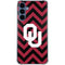 University of Oklahoma Sooners Chevron Galaxy S24 Clear Case