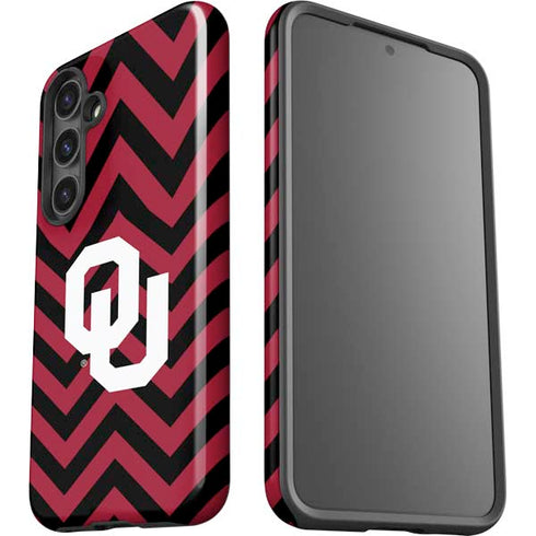 University of Oklahoma Sooners Chevron Galaxy S24 Impact Case