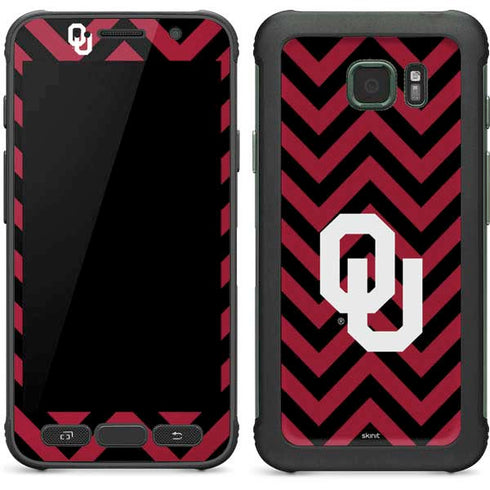 University of Oklahoma Sooners Chevron Galaxy S7 Active Skin