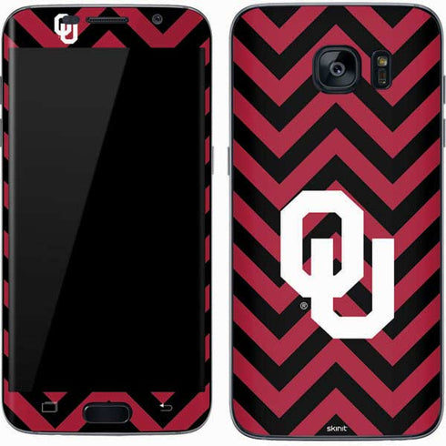 University of Oklahoma Sooners Chevron Galaxy S7 Skin