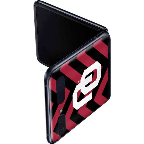 University of Oklahoma Sooners Chevron Galaxy Z Flip Skin