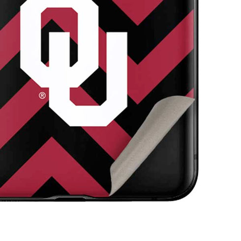 University of Oklahoma Sooners Chevron Galaxy Z Flip Skin