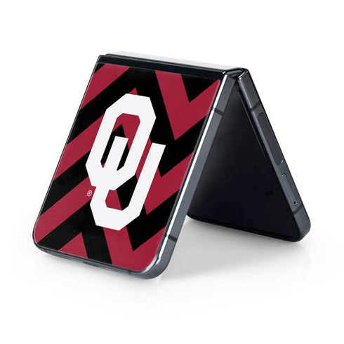 University of Oklahoma Sooners Chevron Galaxy Z Flip5 5G Skin