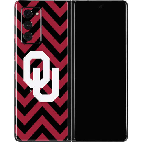 University of Oklahoma Sooners Chevron Galaxy Z Fold2 5G Skin
