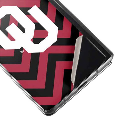 University of Oklahoma Sooners Chevron Galaxy Z Fold2 5G Skin