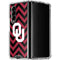 University of Oklahoma Sooners Chevron Galaxy Z Fold4 5G Clear Case