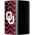 University of Oklahoma Sooners Chevron Galaxy Z Fold4 5G Skin
