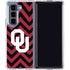 University of Oklahoma Sooners Chevron Galaxy Z Fold5 5G Clear Case