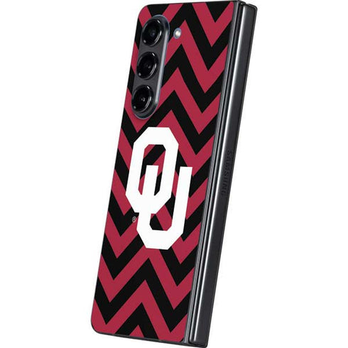 University of Oklahoma Sooners Chevron Galaxy Z Fold5 5G Skin