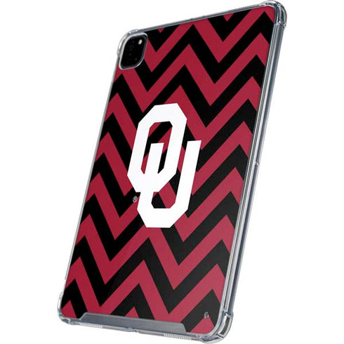 University of Oklahoma Sooners Chevron iPad Pro 12.9in (2020) Clear Case