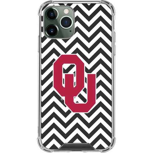 University of Oklahoma Sooners Chevron iPhone 11 Pro Max Clear Case