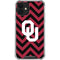 University of Oklahoma Sooners Chevron iPhone 12 Clear Case