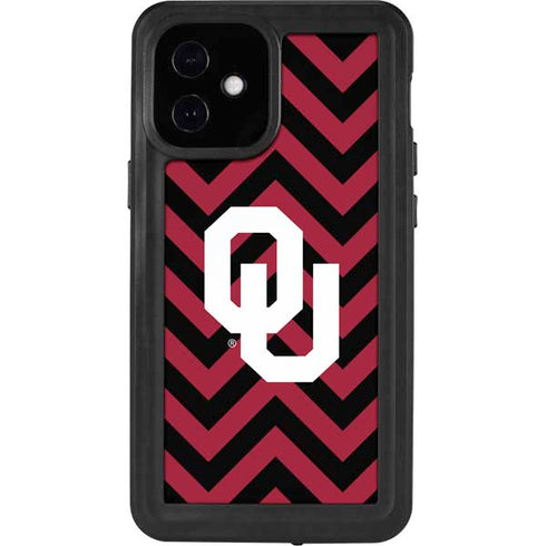 University of Oklahoma Sooners Chevron iPhone 12 Mini Waterproof Case