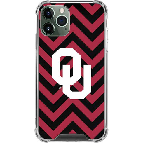 University of Oklahoma Sooners Chevron iPhone 12 Pro Clear Case