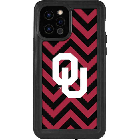 University of Oklahoma Sooners Chevron iPhone 12 Pro Waterproof Case