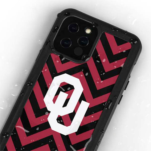University of Oklahoma Sooners Chevron iPhone 12 Pro Waterproof Case
