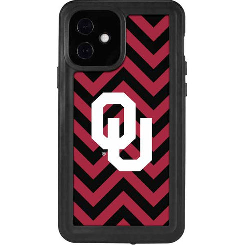 University of Oklahoma Sooners Chevron iPhone 12 Waterproof Case
